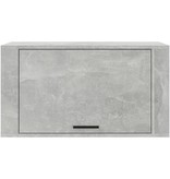 VidaXL Wandschoenenkast 70x35x38 cm bewerkt hout betongrijs
