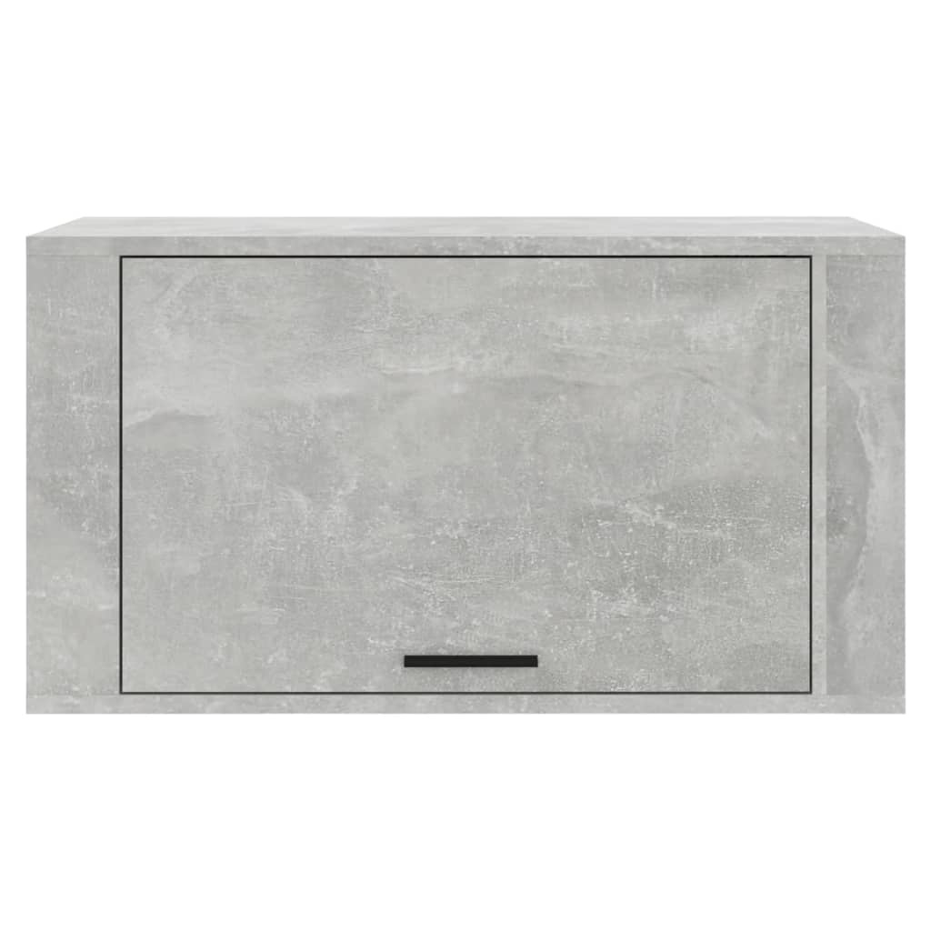 VidaXL Wandschoenenkast 70x35x38 cm bewerkt hout betongrijs