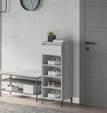 VidaXL Schoenenrek 40x36x105 cm bewerkt hout grijs sonoma eikenkleurig