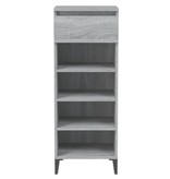 VidaXL Schoenenrek 40x36x105 cm bewerkt hout grijs sonoma eikenkleurig