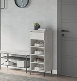 VidaXL Schoenenkast 40x36x105 cm bewerkt hout betongrijs