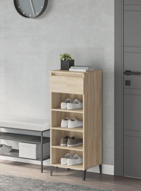 VidaXL Schoenenrek 40x36x105 cm bewerkt hout sonoma eikenkleurig