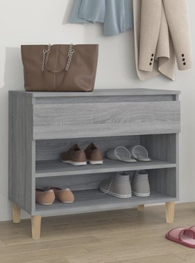 VidaXL Schoenenkast 70x36x60 cm bewerkt hout sonoma grijs