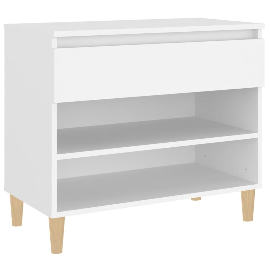 VidaXL Schoenenkast 70x36x60 cm bewerkt hout wit