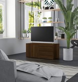 VidaXL Tv-meubel 80x34x36 cm bewerkt hout bruineikenkleurig