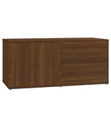 VidaXL Tv-meubel 80x34x36 cm bewerkt hout bruineikenkleurig