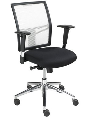 Bureaustoel Wit-Zwart 1412
