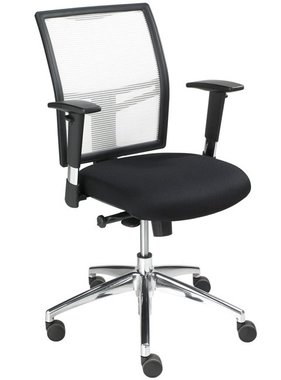 Bureaustoel Wit-Zwart 1412