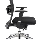 Bureaustoel wit/zwart 1514