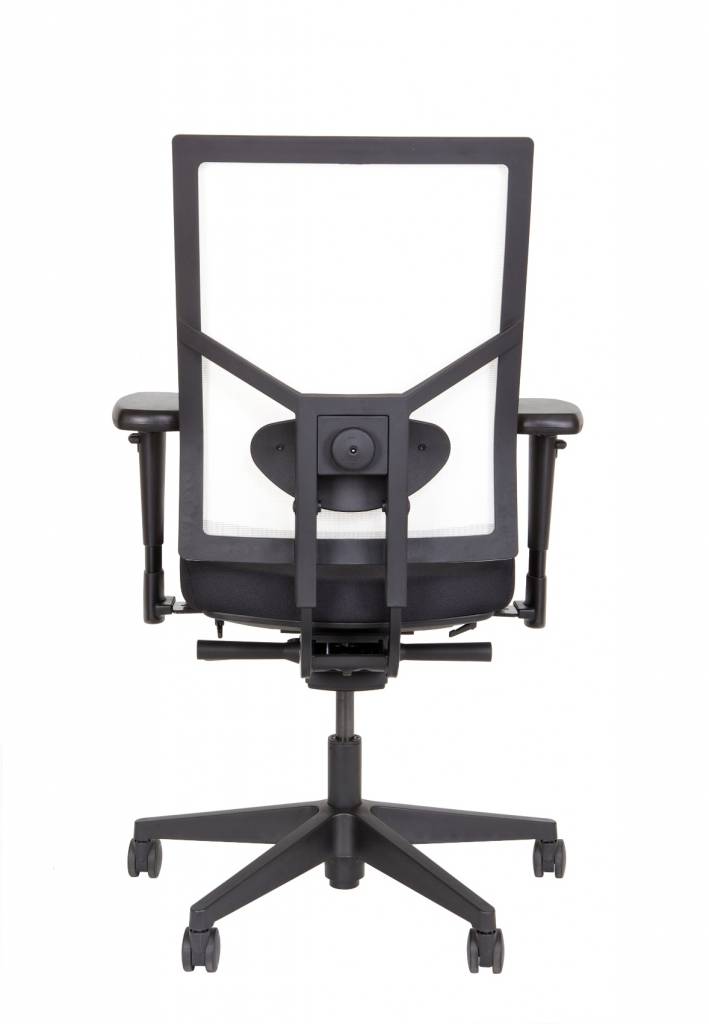 NPR-bureaustoel Zwart Wit