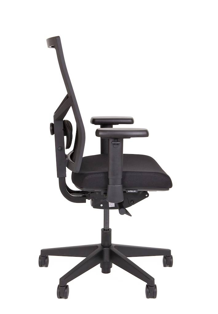 NPR-bureaustoel Zwart Wit