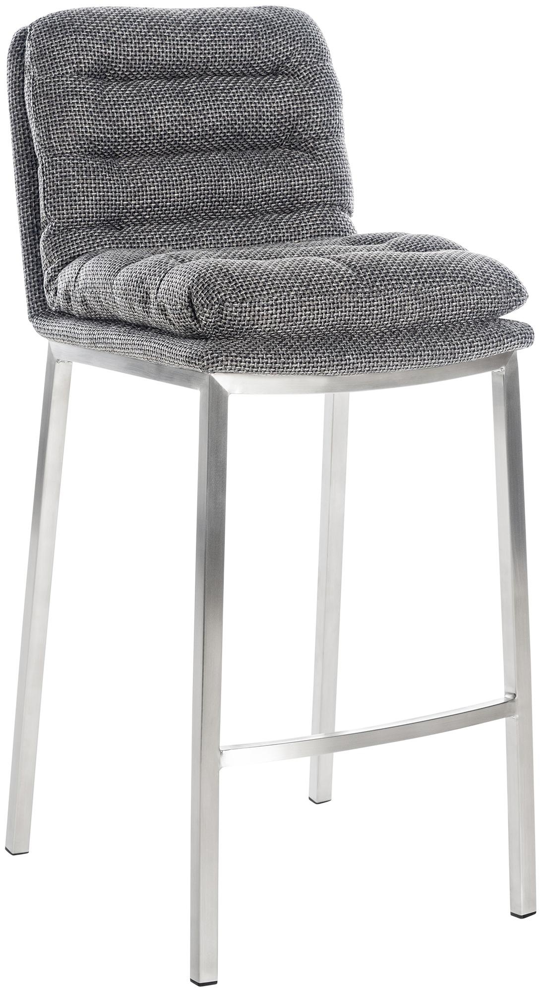 KantoormeubelenPlus Barkruk Marseille Stof RVS