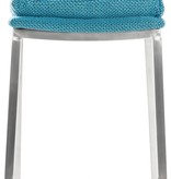 KantoormeubelenPlus Barkruk Marseille Stof RVS