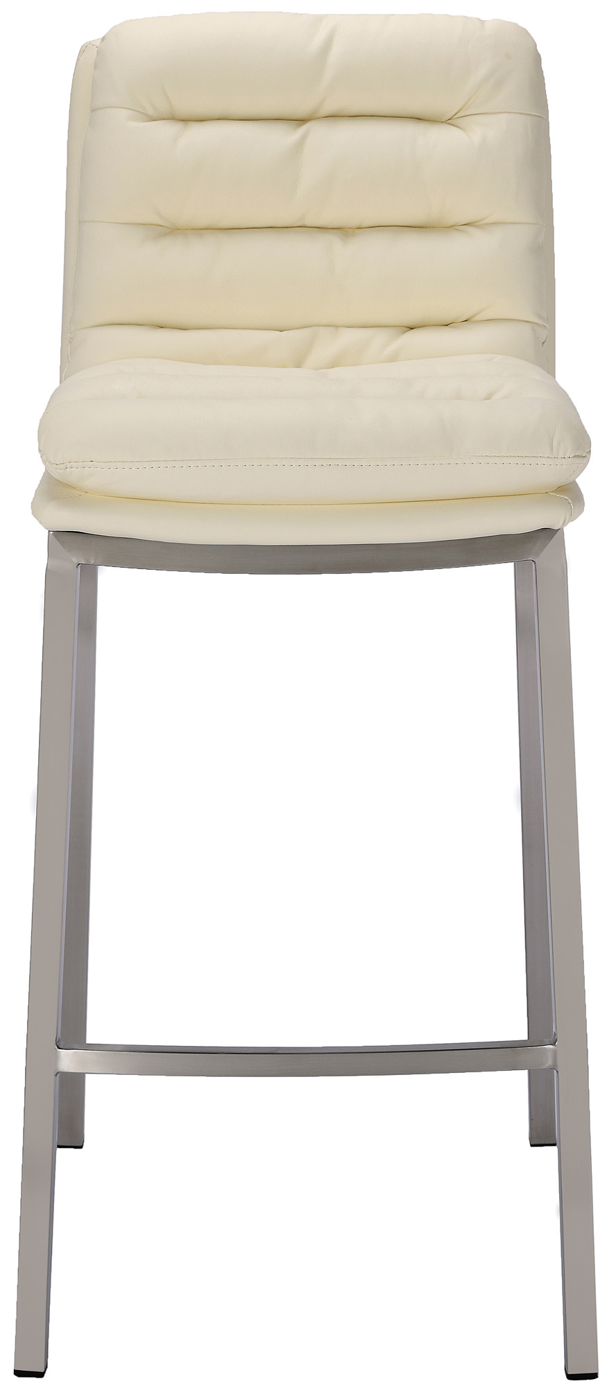 KantoormeubelenPlus Barkruk Marseille Kunstleer RVS