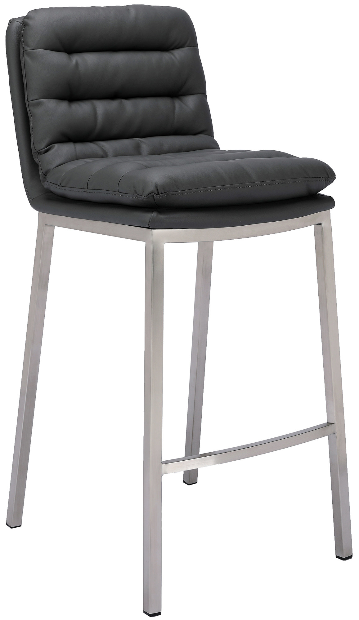 KantoormeubelenPlus Barkruk Marseille Kunstleer RVS