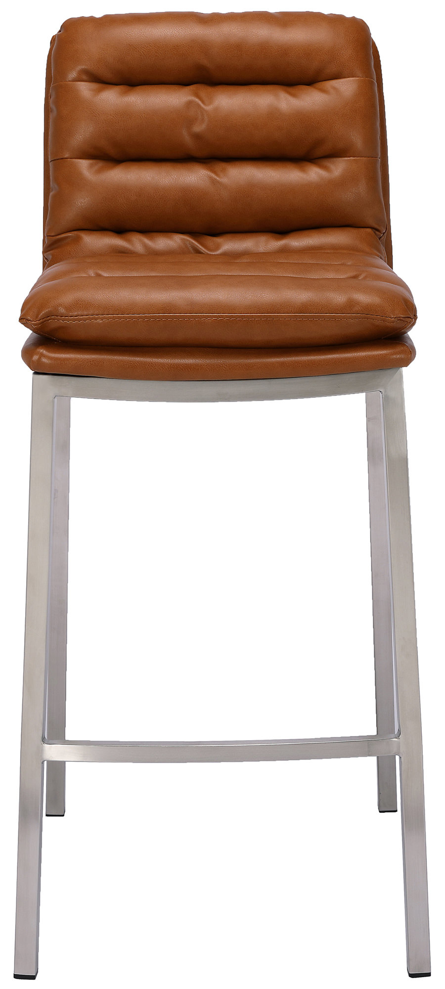 KantoormeubelenPlus Barkruk Marseille Kunstleer RVS