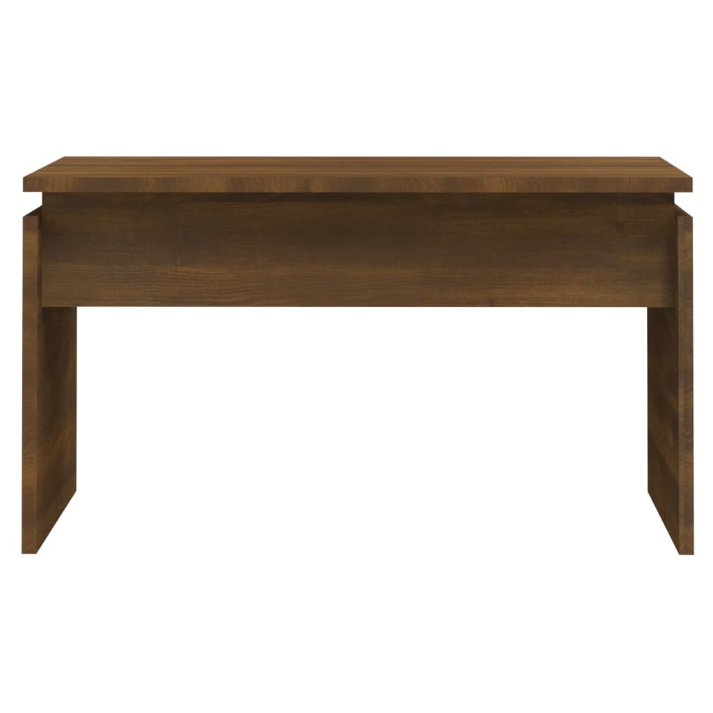 VidaXL Salontafel 68x50x38 cm bewerkt hout bruineikenkleurig