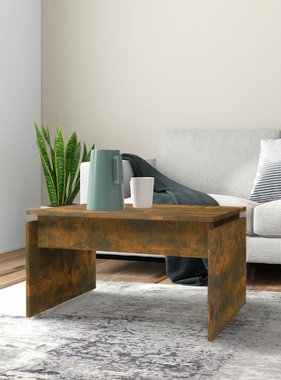 VidaXL Salontafel 68x50x38 cm bewerkt hout gerookt eikenkleurig