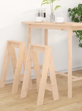VidaXL Krukken 2 st 40x40x75 cm massief grenenhout