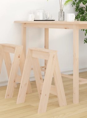 VidaXL Krukken 2 st 40x40x60 cm massief grenenhout