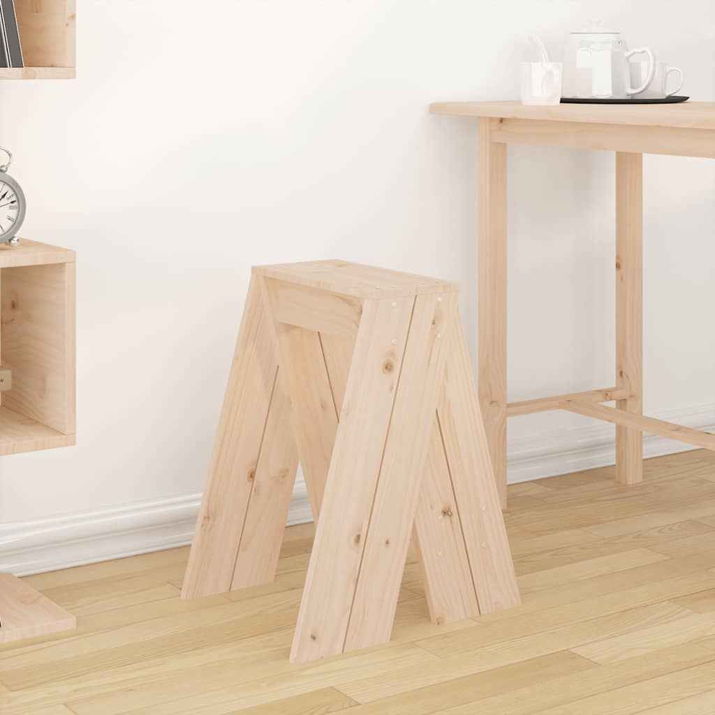 VidaXL Krukken 2 st 40x40x60 cm massief grenenhout