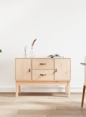 VidaXL Dressoir 110x40x78 cm massief grenenhout