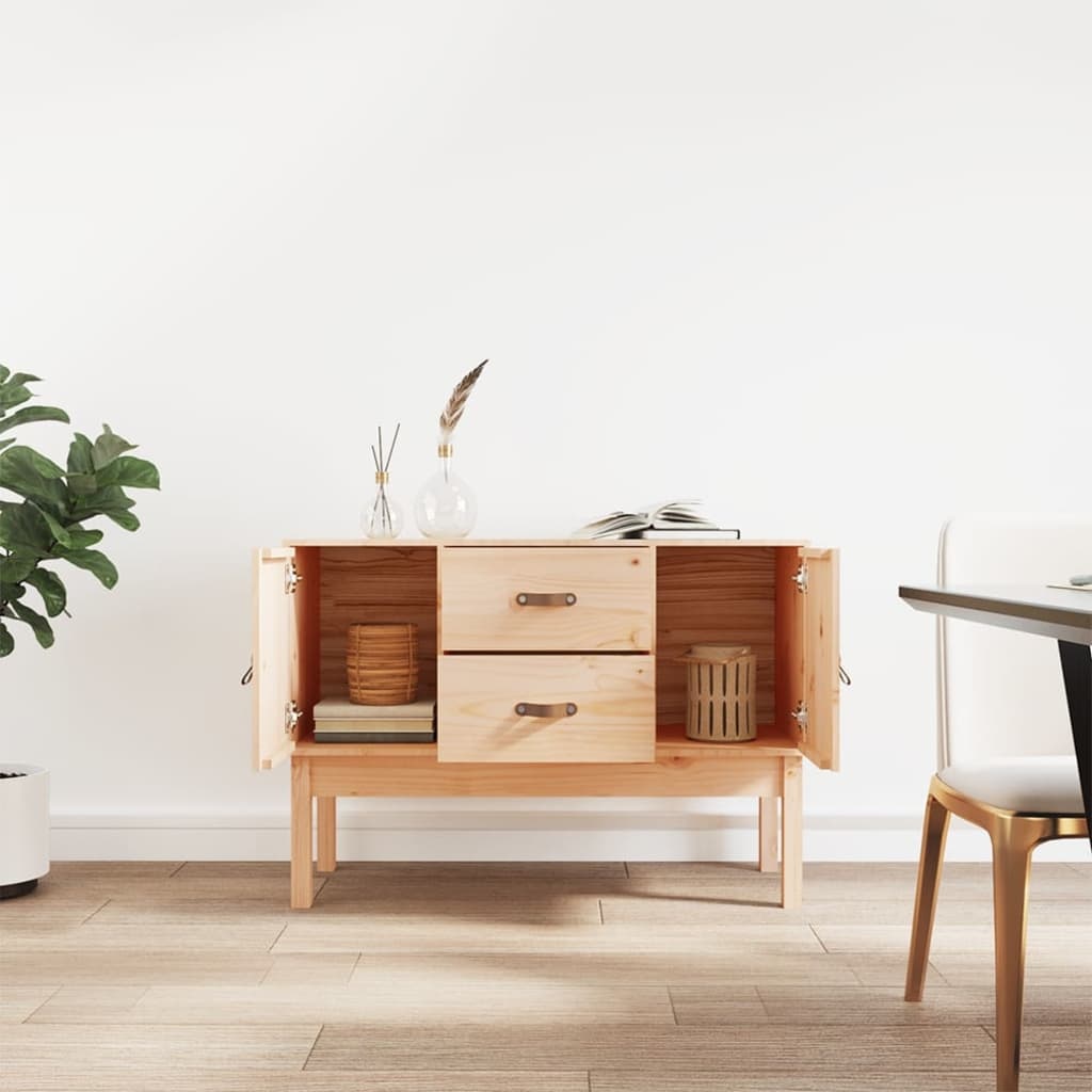VidaXL Dressoir 110x40x78 cm massief grenenhout