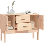 VidaXL Dressoir 110x40x78 cm massief grenenhout
