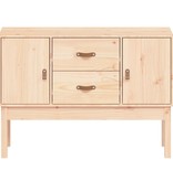 VidaXL Dressoir 110x40x78 cm massief grenenhout