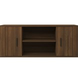 VidaXL Tv-meubel 100x35x40 cm bewerkt hout bruineikenkleurig