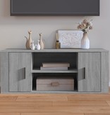 VidaXL Tv-meubel 100x35x40 cm bewerkt hout grijs sonoma eikenkleurig
