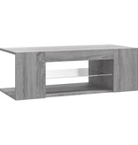 VidaXL Tv-meubel met LED-verlichting 90x39x30 cm grijs sonoma eiken