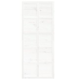 vidaXL Schuifdeur 90x1,8x214 cm massief grenenhout wit