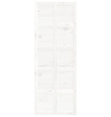 vidaXL Schuifdeur 80x1,8x214 cm massief grenenhout wit
