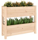 vidaXL Plantenbak 77x25x66 cm massief grenenhout