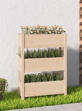 vidaXL Plantenbak 77x25x104,5 cm massief grenenhout