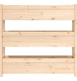 VidaXL Plantenbak 112x25x104,5 cm massief grenenhout