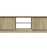 VidaXL Tv-meubel met deur 102x30x36 cm sonoma eikenkleurig