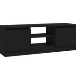 VidaXL Tv-meubel met deur 102x30x36 cm zwart
