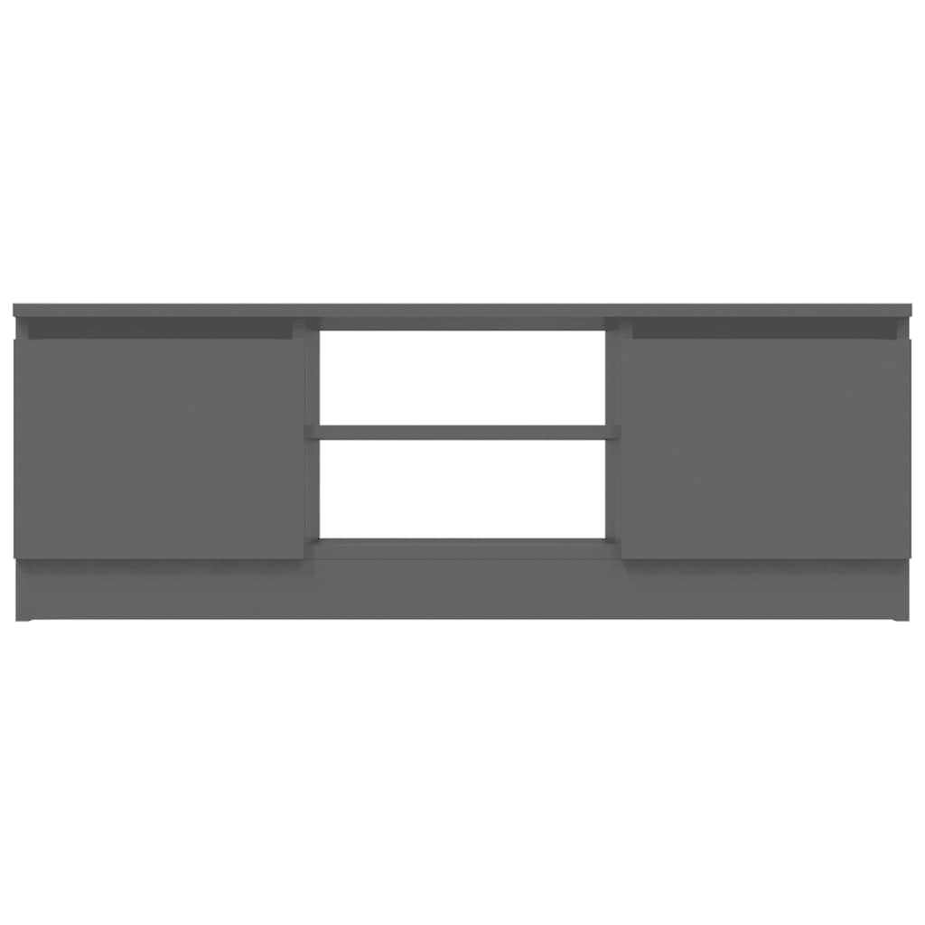 VidaXL Tv-meubel met deur 102x30x36 cm zwart