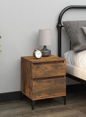 VidaXL Nachtkastje 40x35x50 cm gerookt eikenkleurig