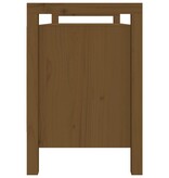 VidaXL Halbankje 110x40x60 cm massief grenenhout honingbruin