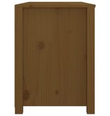 vidaXL Dressoir 100x40x54 cm massief grenenhout honingbruin