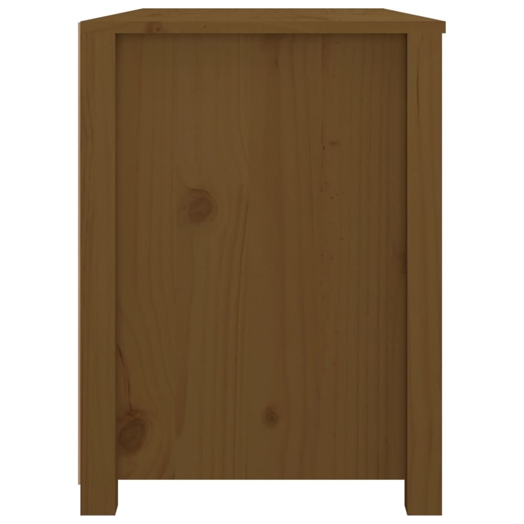 VidaXL Dressoir 100x40x54 cm massief grenenhout honingbruin