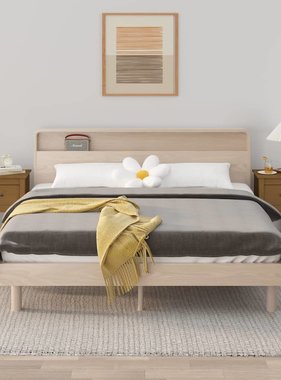 VidaXL Nachtkastjes 2 st 40x35x61,5 cm massief grenenhout honingbruin