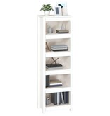 VidaXL Boekenkast 50x35x154 cm massief grenenhout wit