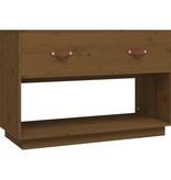 VidaXL Tv-meubel 90x40x60 cm massief grenenhout honingbruin