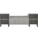 VidaXL Tv-meubel 160x35x55 cm bewerkt hout betongrijs