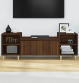 VidaXL Tv-meubel 160x35x55 cm bewerkt hout bruineikenkleurig