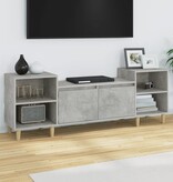 VidaXL Tv-meubel 160x35x55 cm bewerkt hout betongrijs